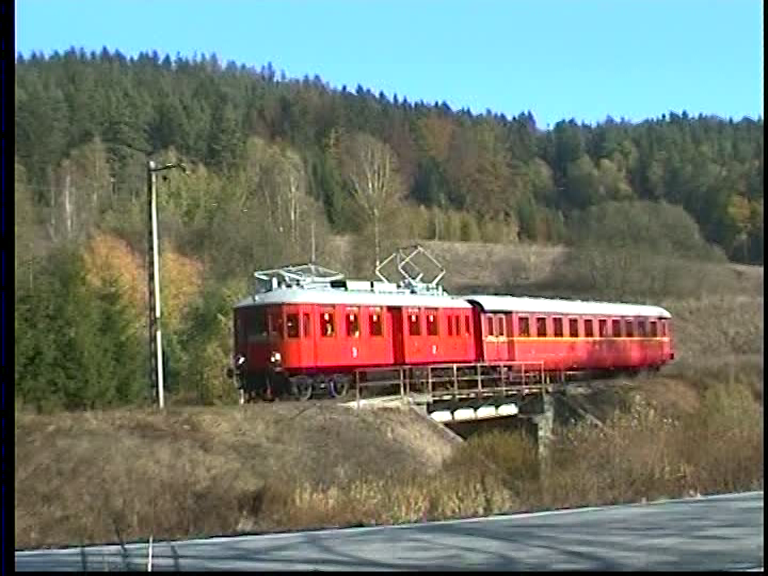 Elinka-Abschiedsfahrt auf der Hohenfurther Lokalbahn (Rybník-Lipno)